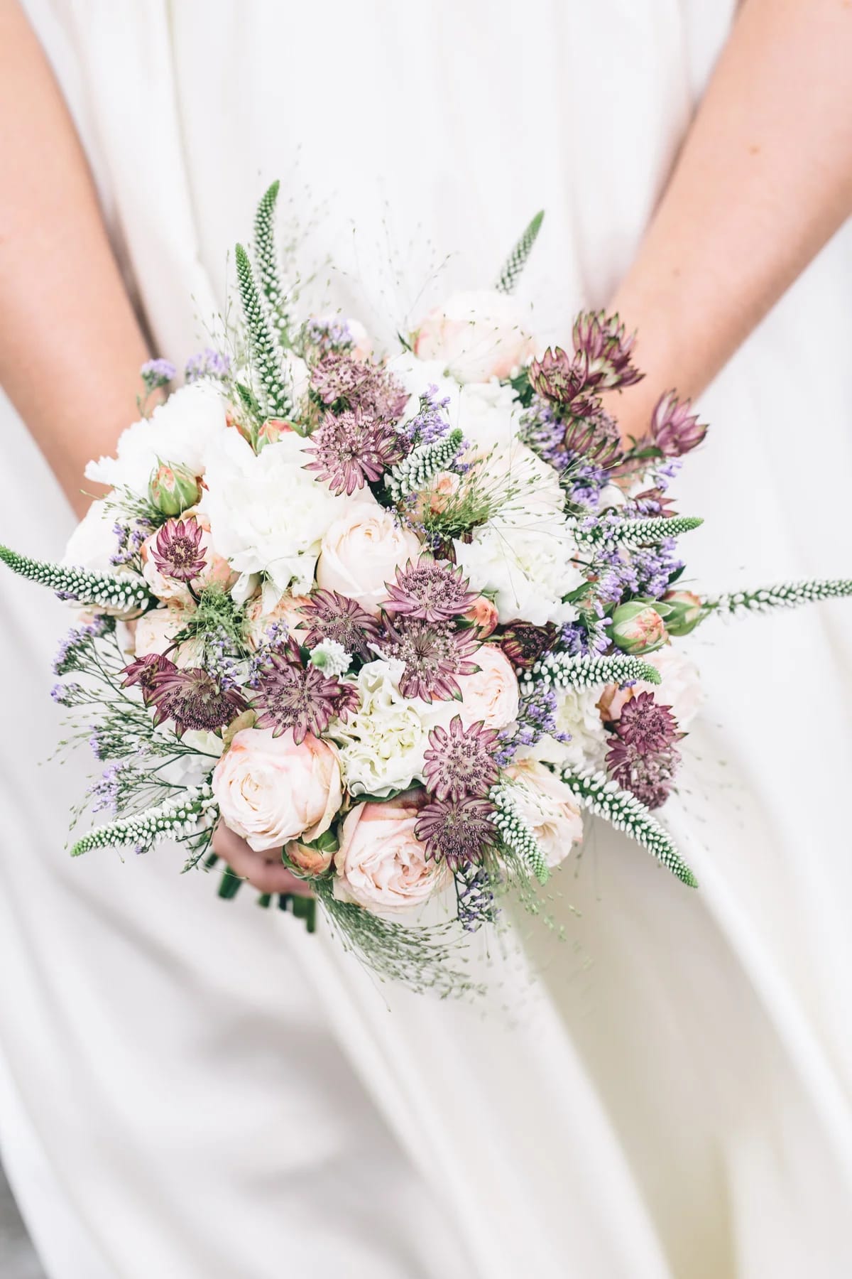 Bröllopsporträtt vinter