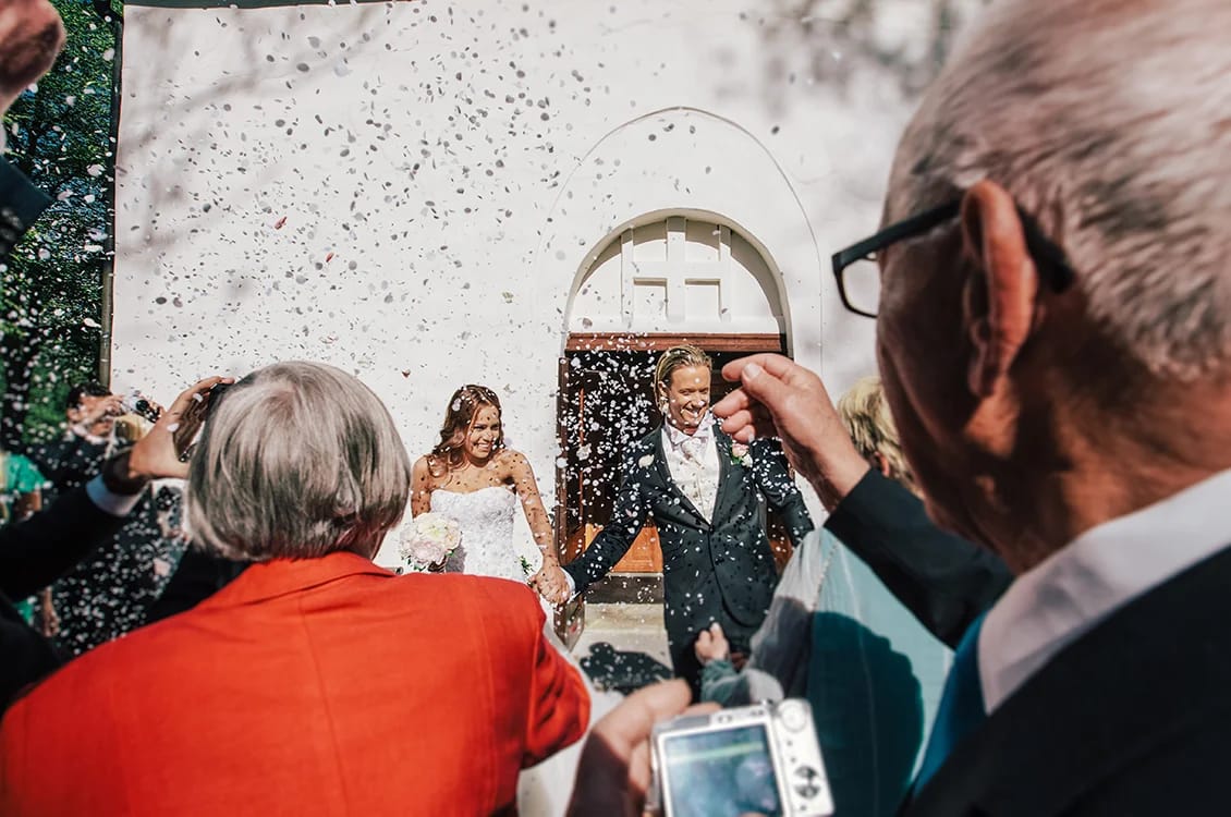 Ingrid och Tobias utomhus