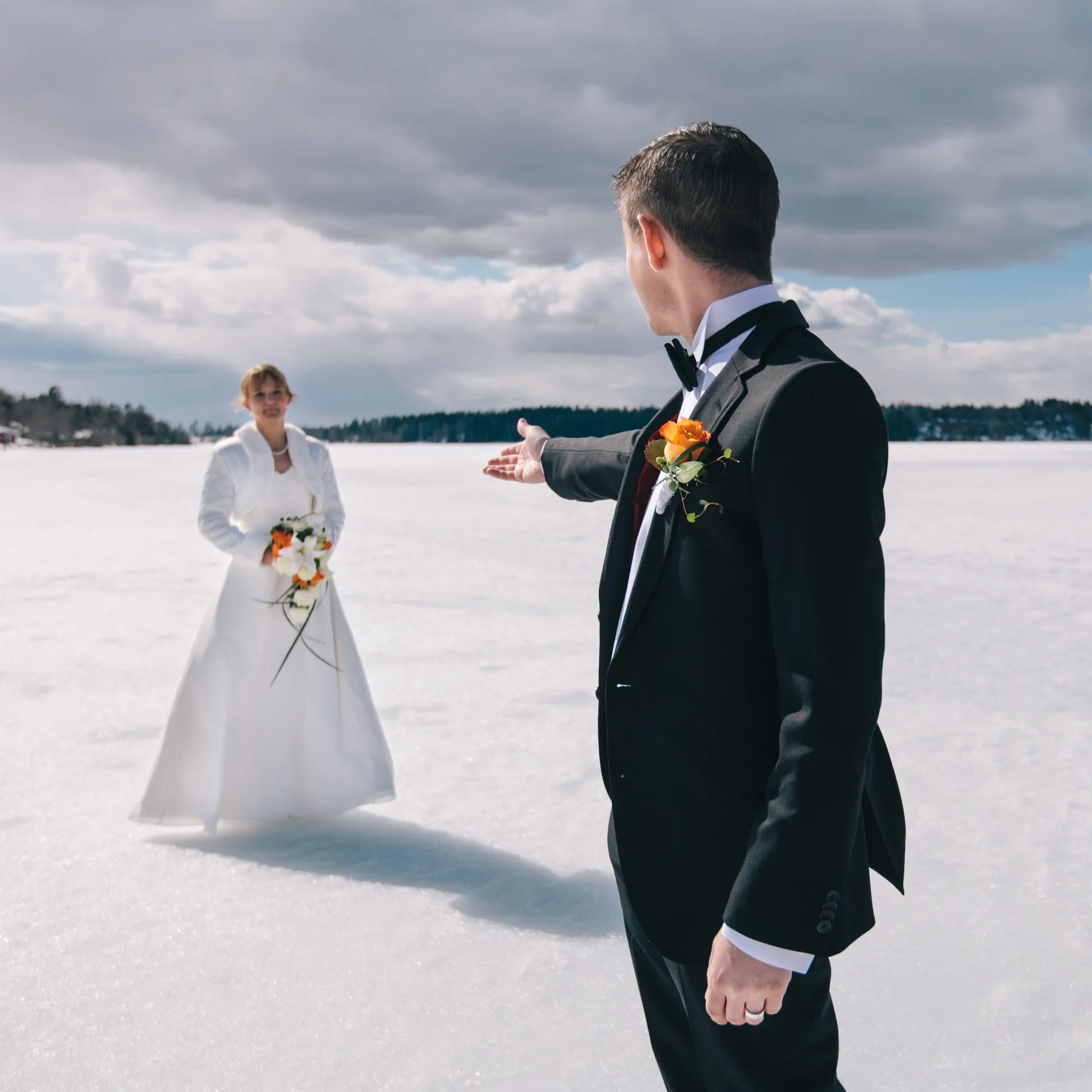 Linda och Peder porträtt