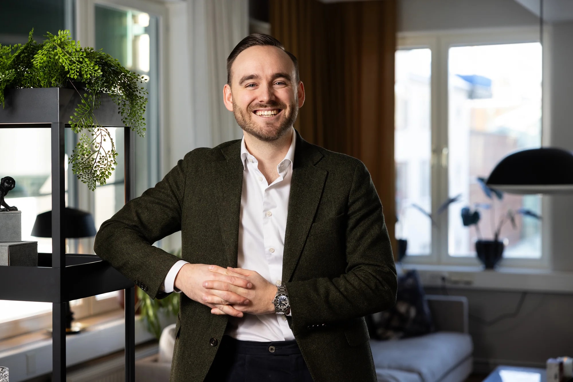 Personalfotografering i kontorsmiljö